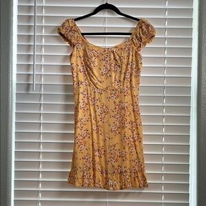 Floral Yellow Dress